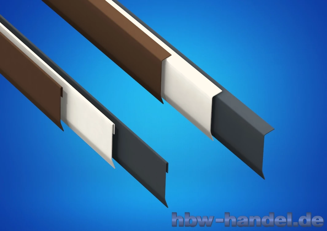 Kappleiste Aluminium farbbeschichtet
