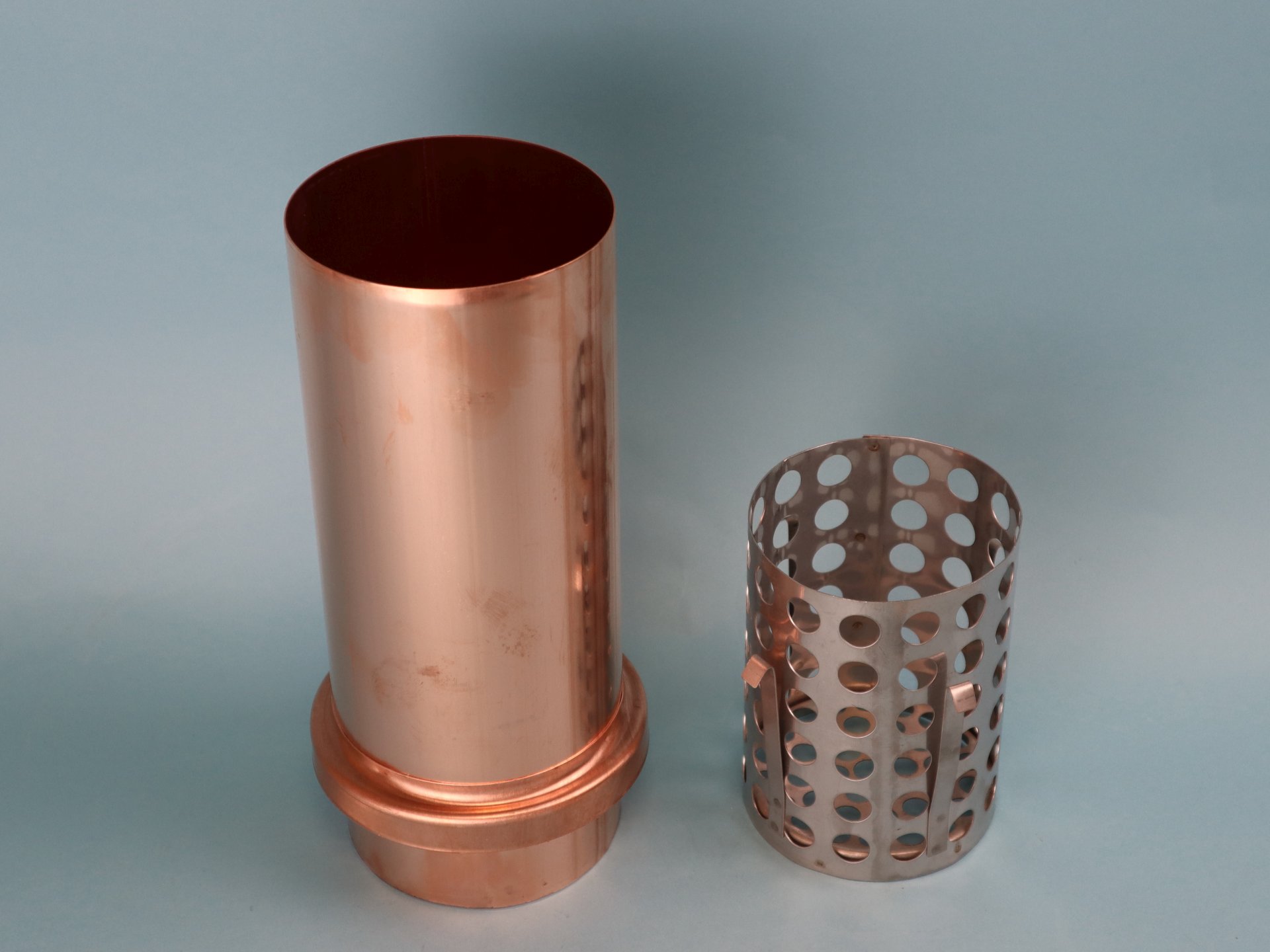 Schiebemuffe Kupfer Laubfangkorb auswählbar Schiebemuffe Kupfer Laubfangkorb auswählbar