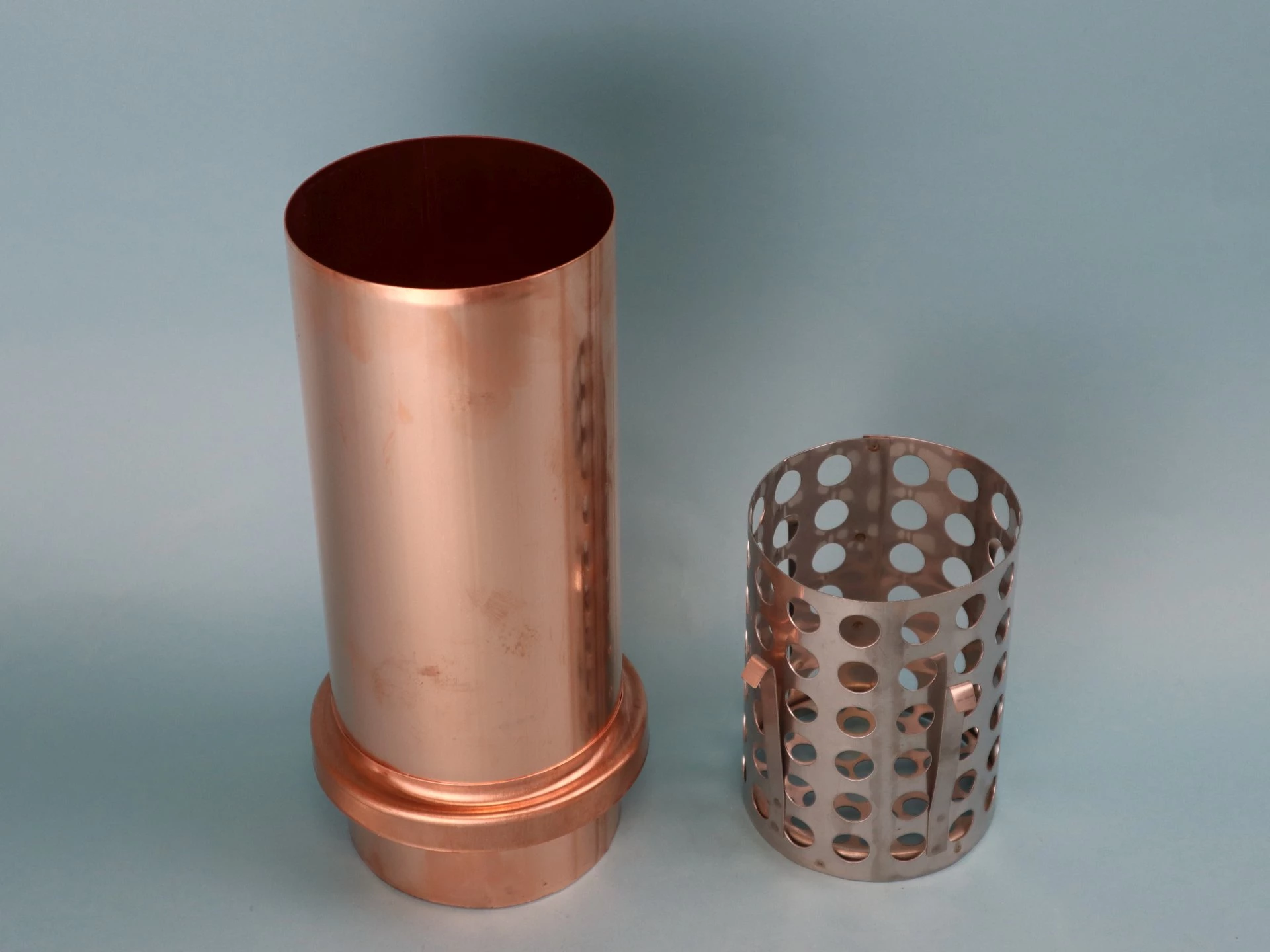 Schiebemuffe Kupfer Laubfangkorb auswählbar