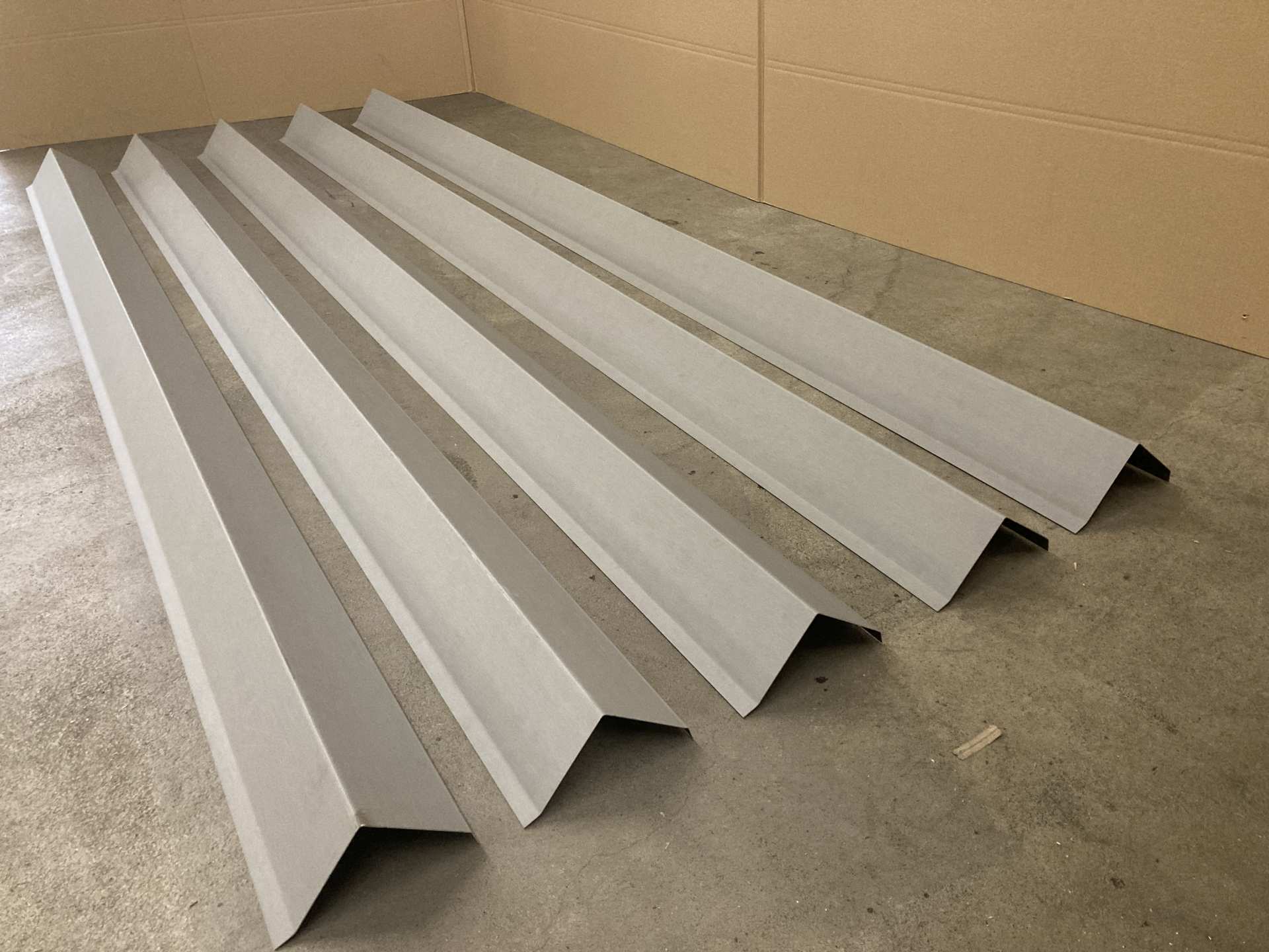 Restposten 10m Ortgangwinkel Prefa Aluminium patinagrau 0,7mm