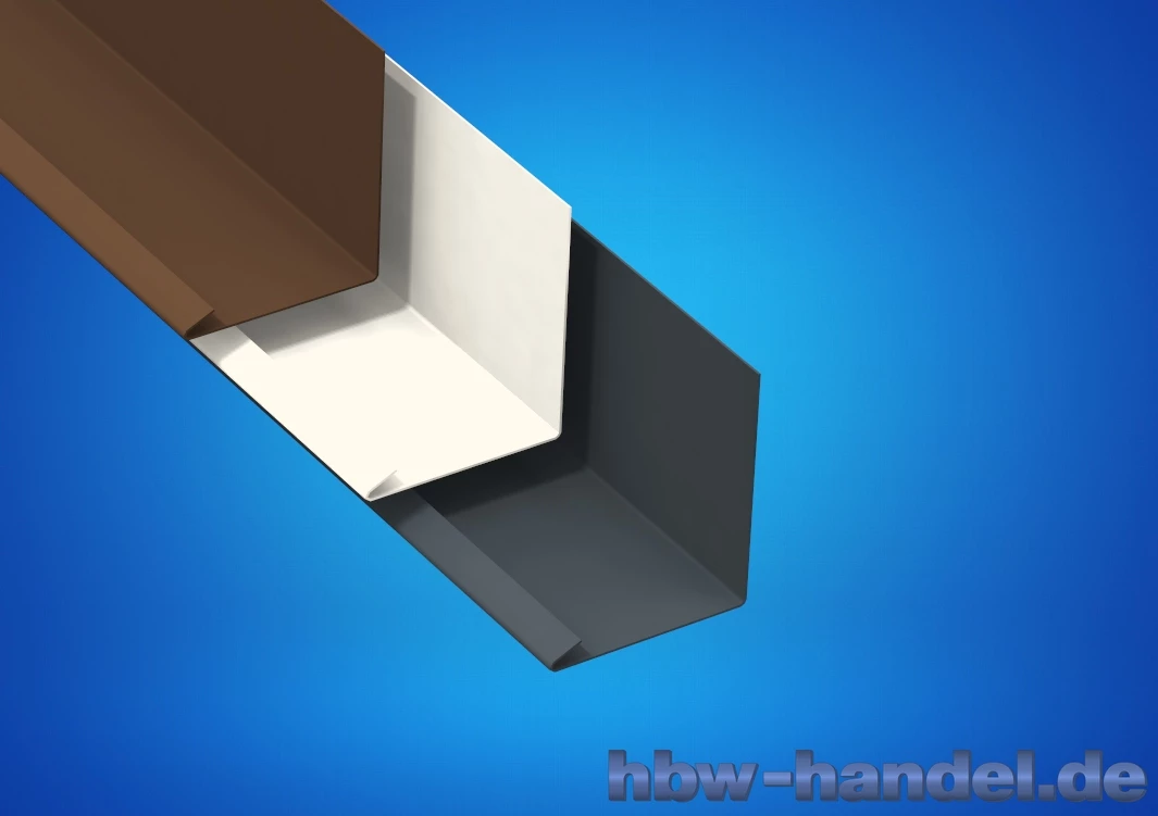 Wandanschlussblech Aluminium farbbeschichtet