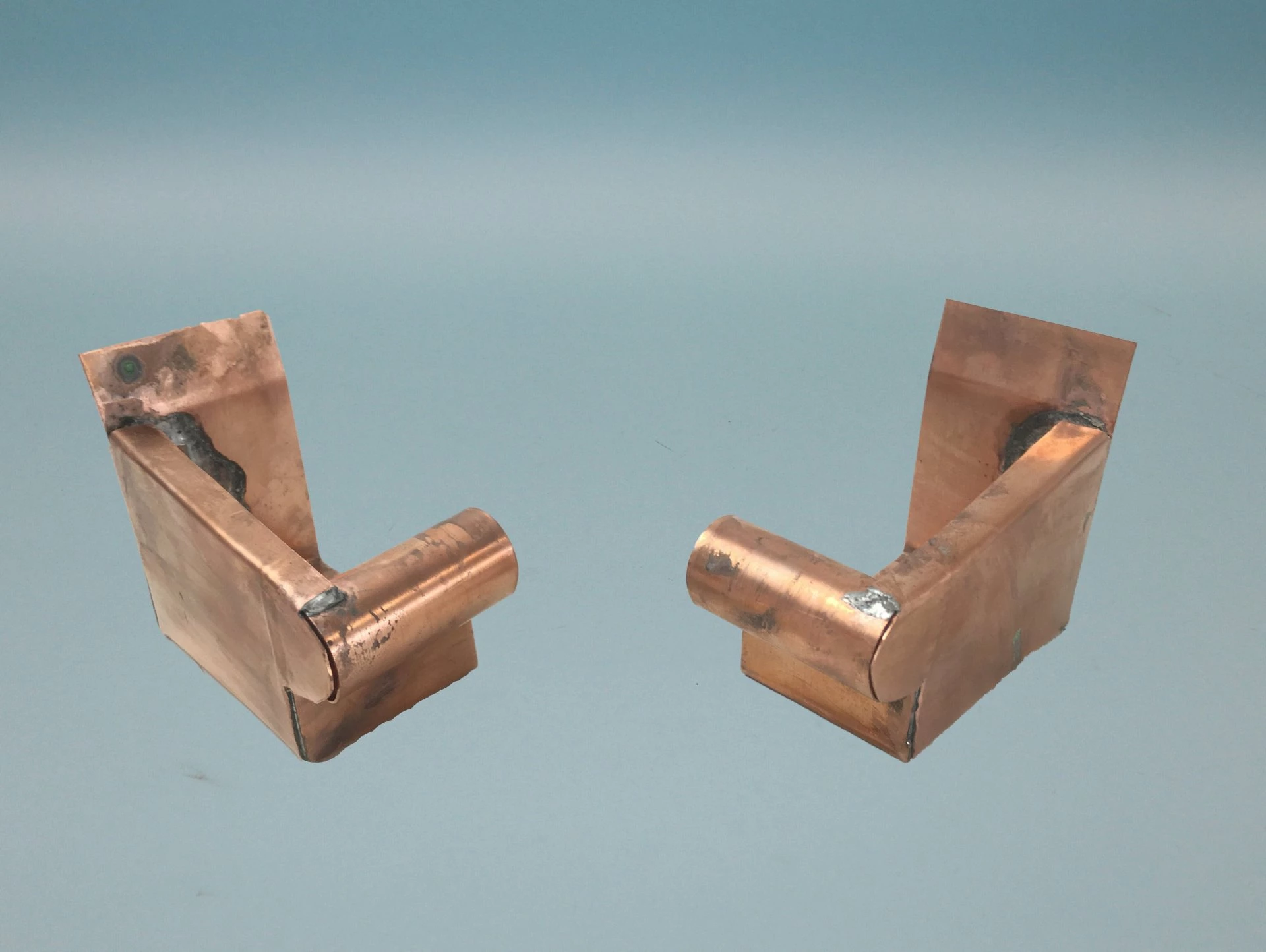 Rinnenboden Kupfer für Kleindachrinne