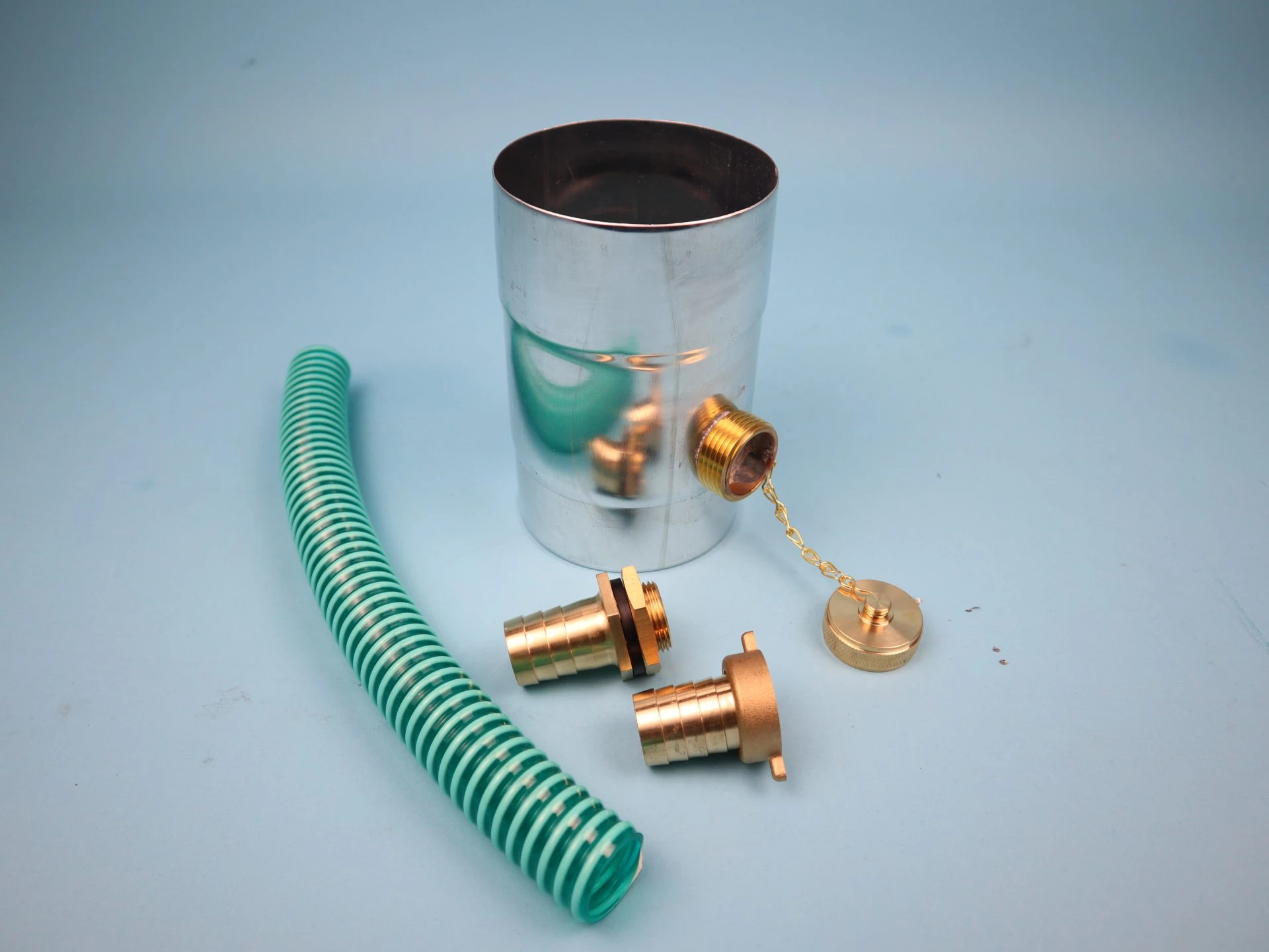 Regenwassersammler Titanzink - Komplettset