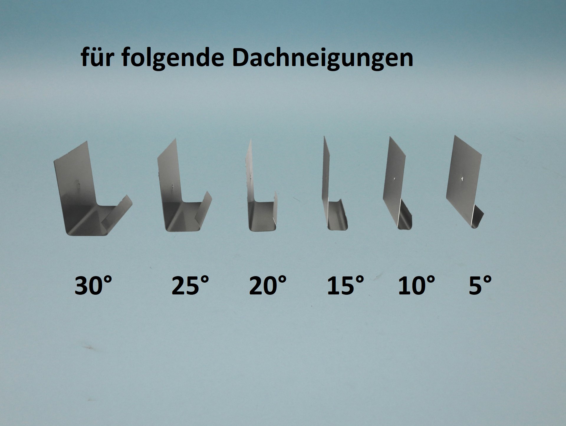 Dachneigungselement zum Ausgleich für Kleindachrinne Dachneigungselement zum Ausgleich für Kleindachrinne