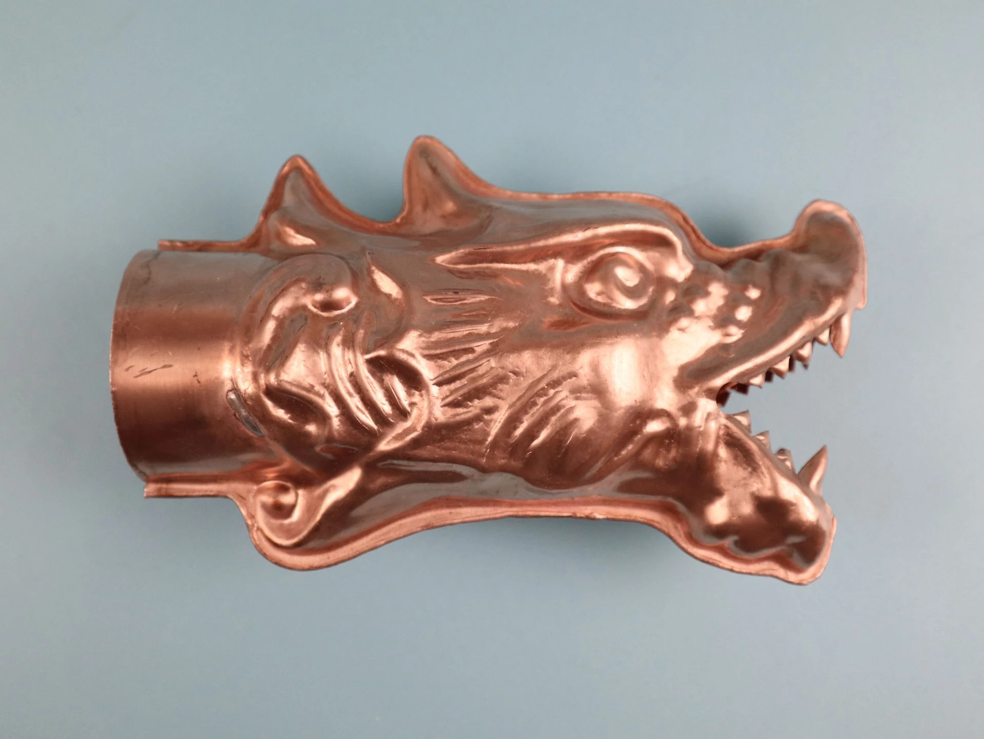 Wasserspeier Drachenkopf Kupfer
