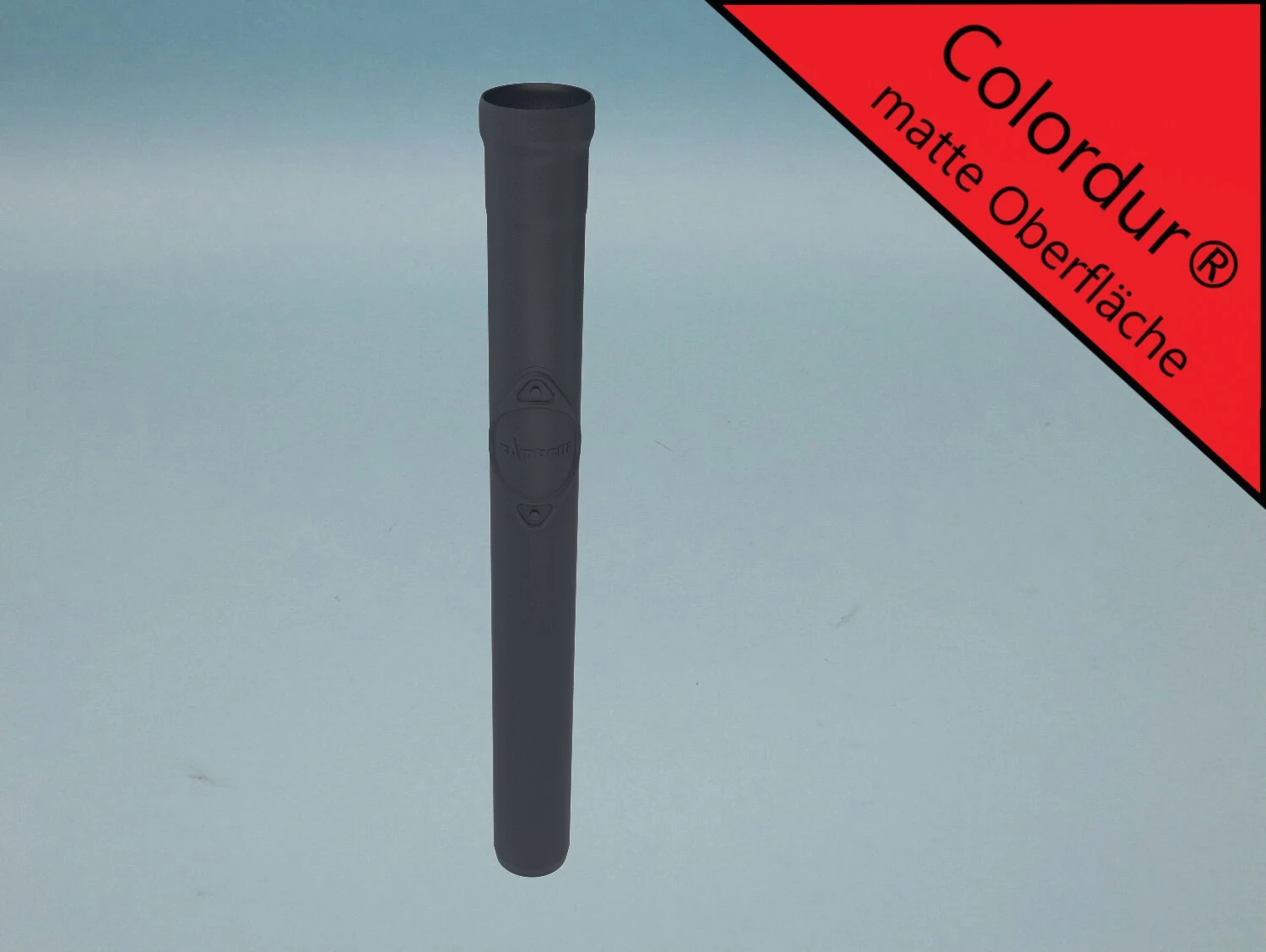 Standrohr mit Reinigungsöffnung DN100  COLORDUR - anthrazit