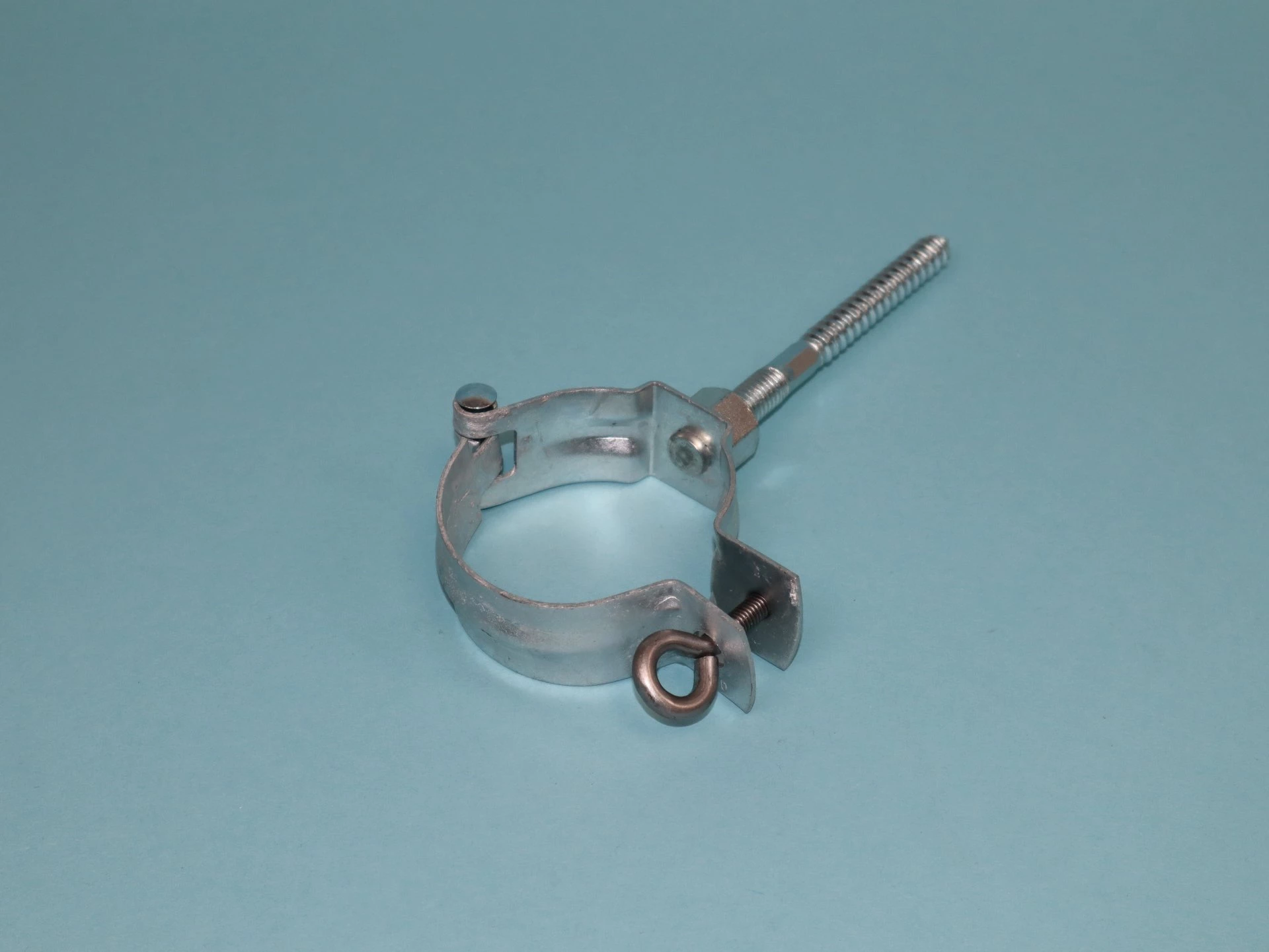 Fallrohrschelle verzinkt mit Schraubstift