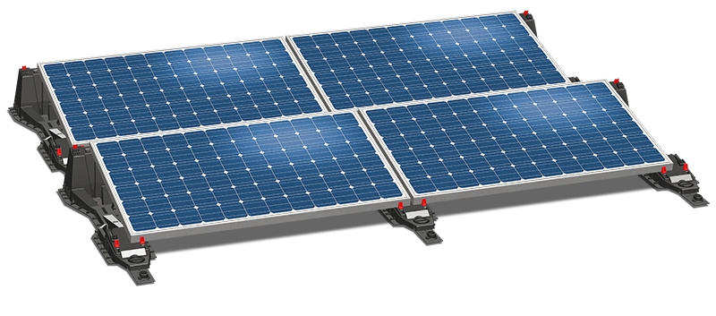 Bauder Solarunterkonstruktion für Flachdach (Bauder Solar UK FD)