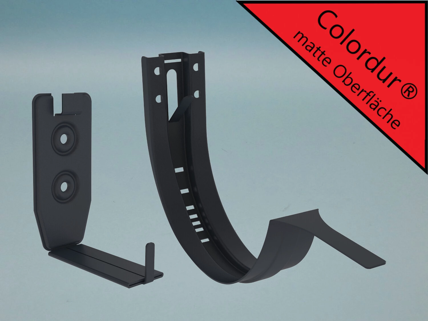 Stirnbretthalter COLORDUR - anthrazit