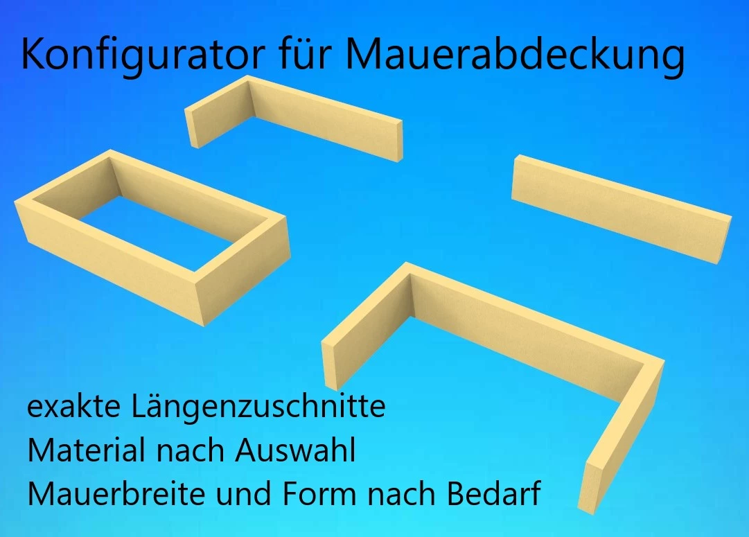 Konfigurator-Mauerabdeckung