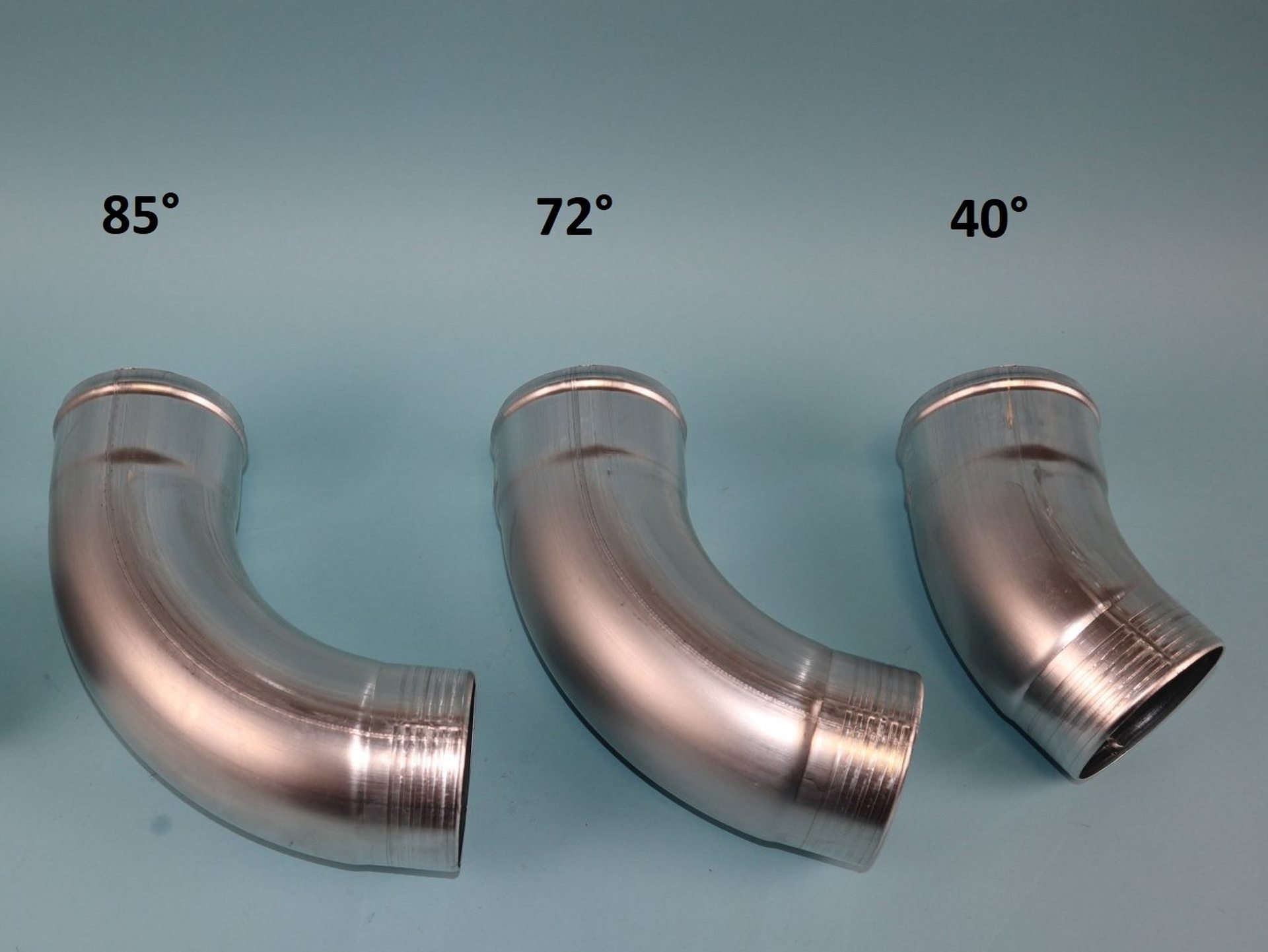 Fallrohrbogen Aluminium mit einseitiger Muffe Fallrohrbogen Aluminium mit einseitiger Muffe