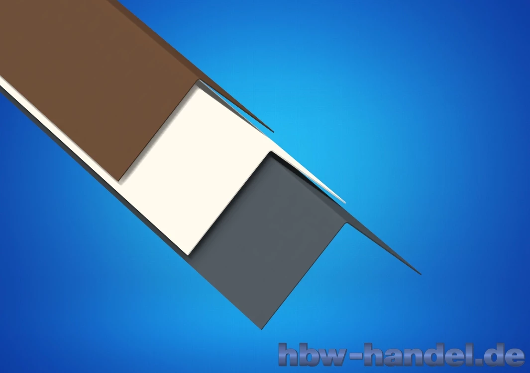 Winkelblech Aluminium farbig