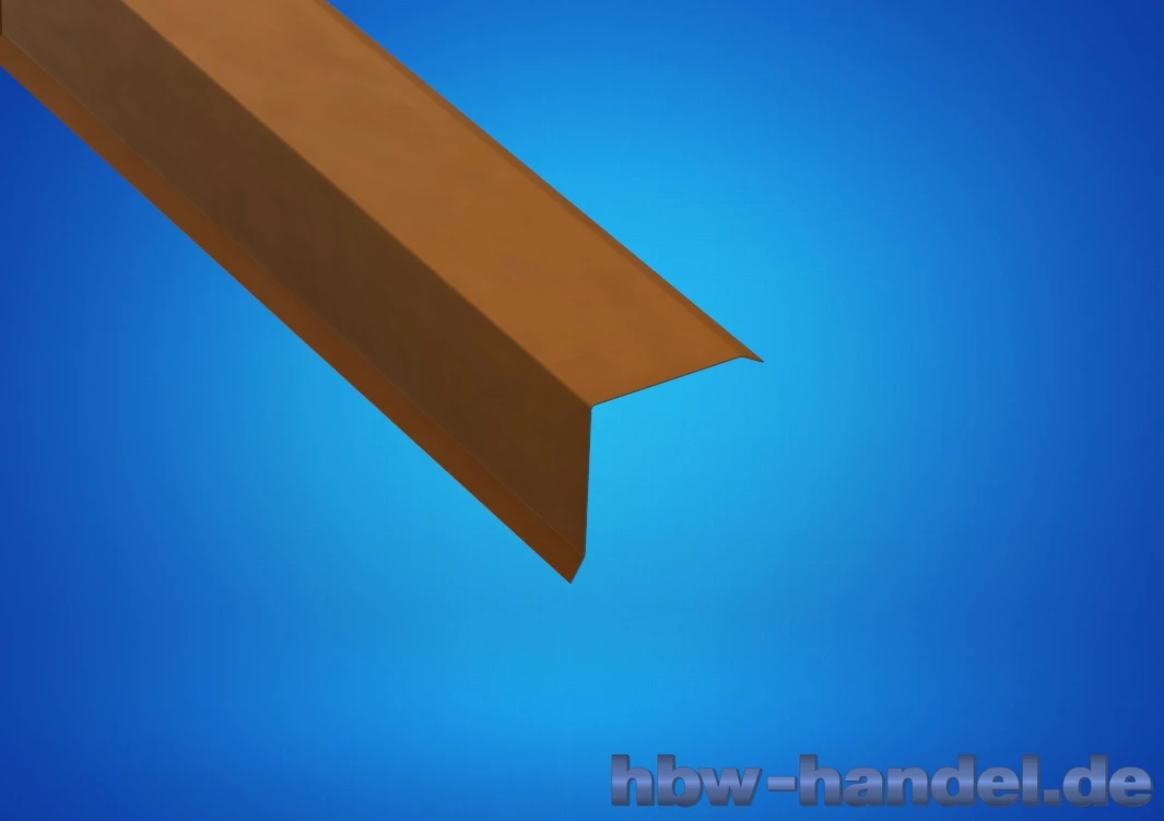 Ortgangblech/Ortgangwinkel, Kupfer