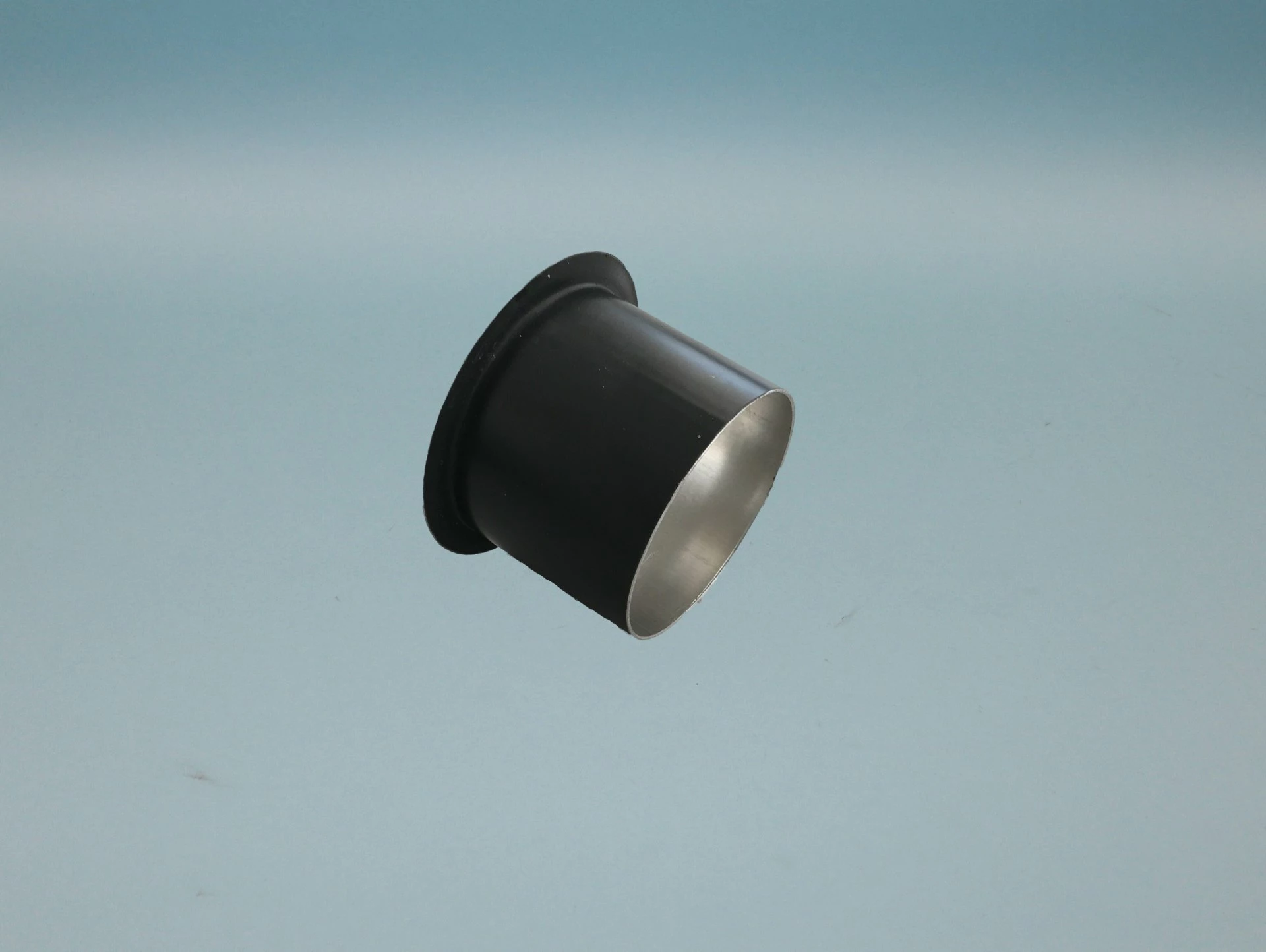 Ablaufstutzen Ø=60mm  verzinkt anthrazit zum kleben/löten