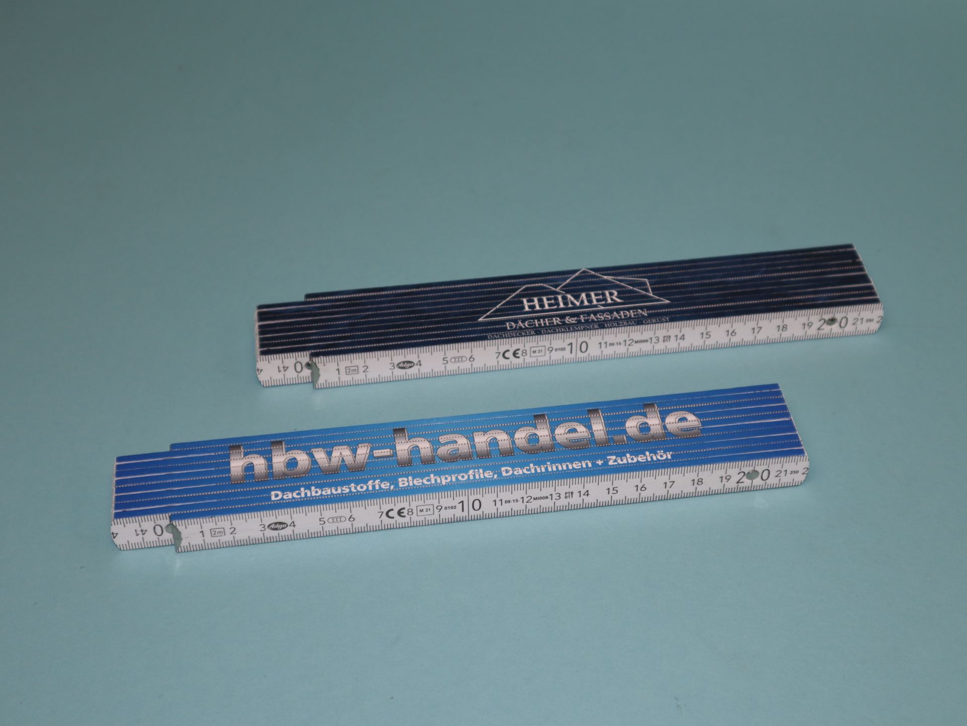 Zollstock mit Werbeaufdruck Zollstock mit Werbeaufdruck
