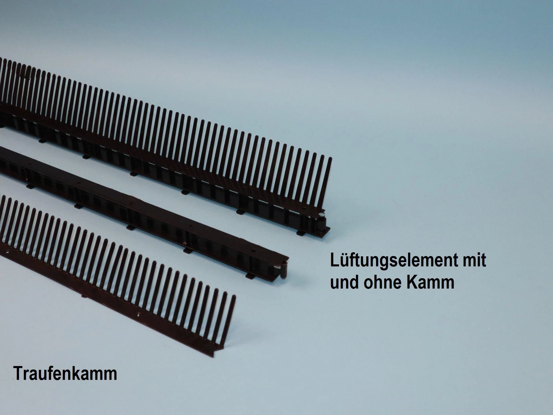 Traufenelemente zur Belüftung der Traufe
