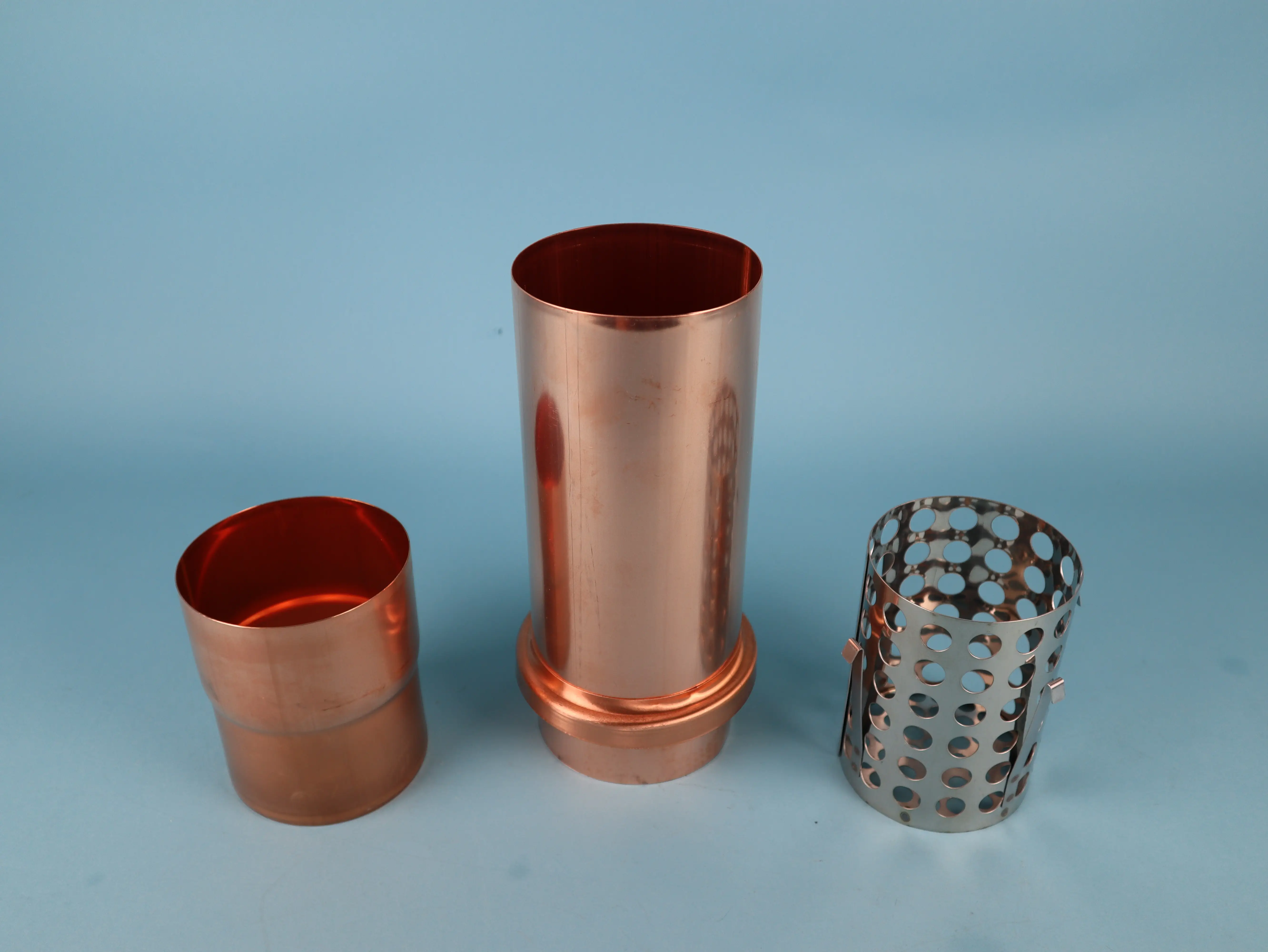 Schiebemuffe Kupfer Laubfangkorb auswählbar