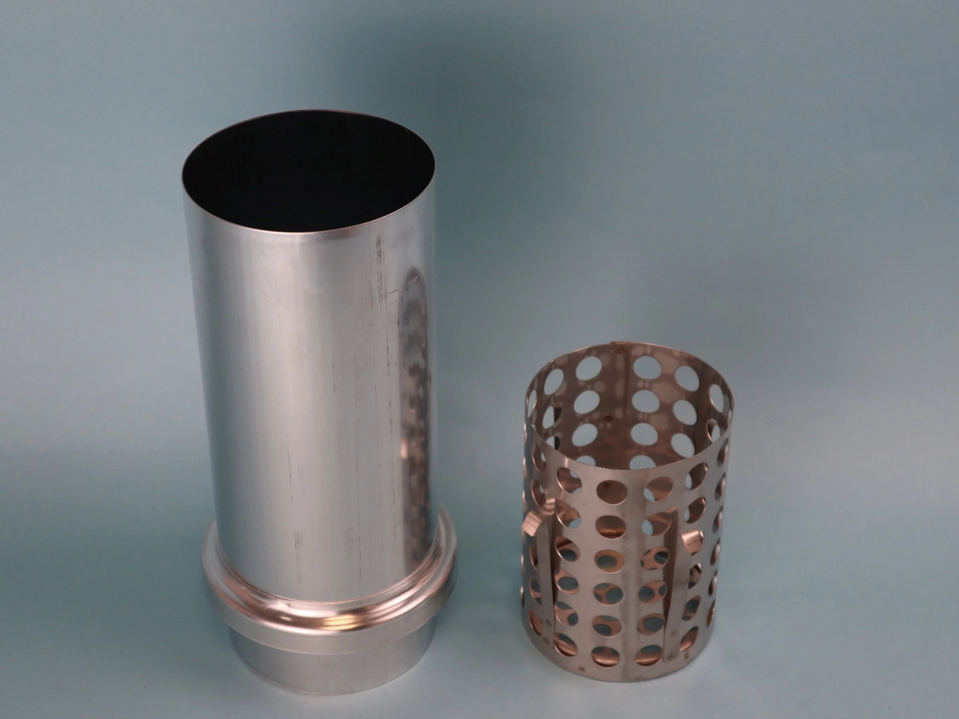 Schiebemuffe Titanzink Laubfangkorb auswählbar