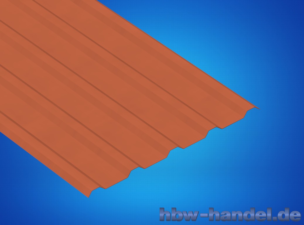 Trapezblech Dach verschiedene Materialien/Farben