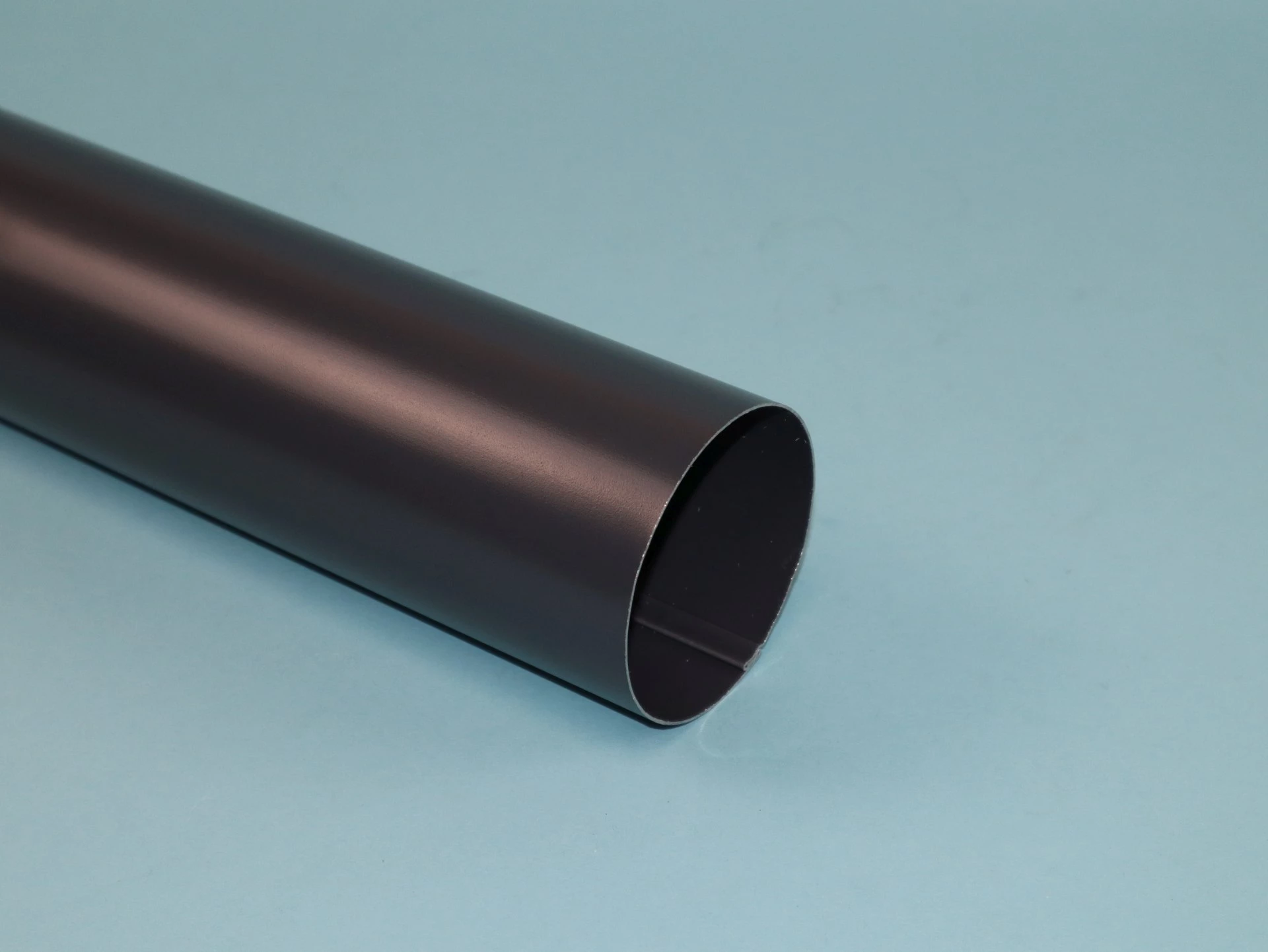 Fallrohr Aluminium anthrazit mit einseitiger Muffe, Länge auswählbar