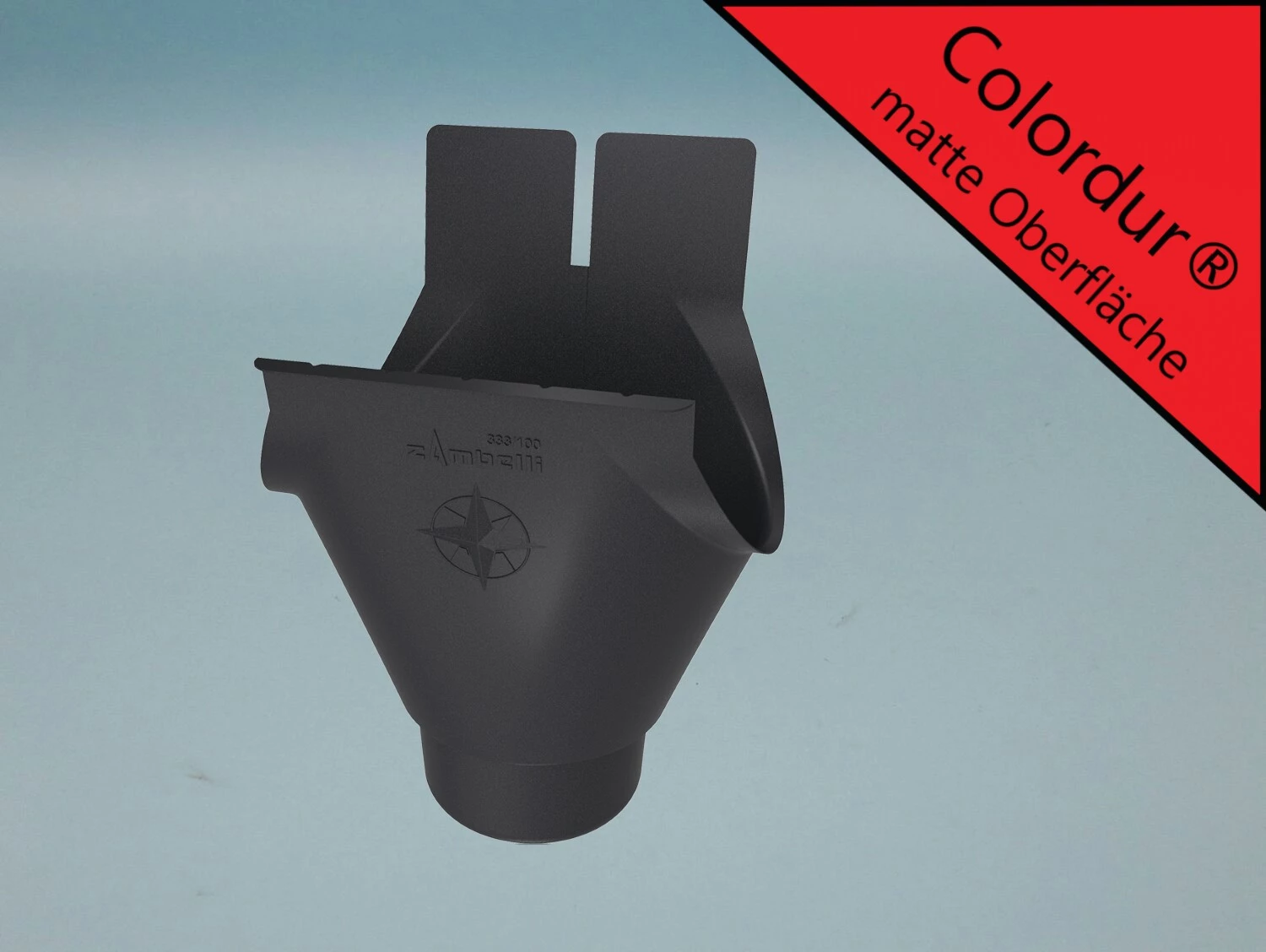 Einhangstutzen COLORDUR - anthrazit