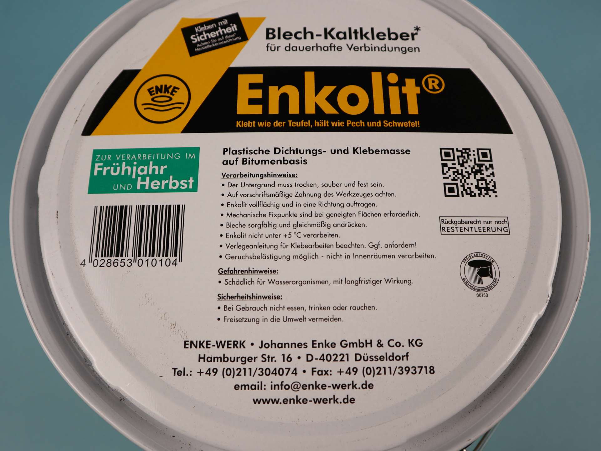 Enkolit 11kg Eimer inkl. Zahnspachtel