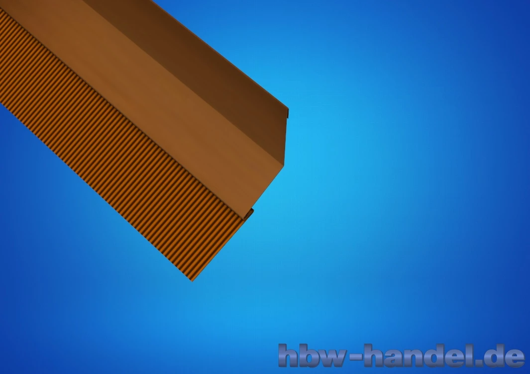 Brustblech mit Schürze Kupfer