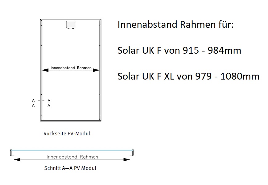 Bauder Solarunterkonstruktion für Flachdach (Bauder Solar UK FD)