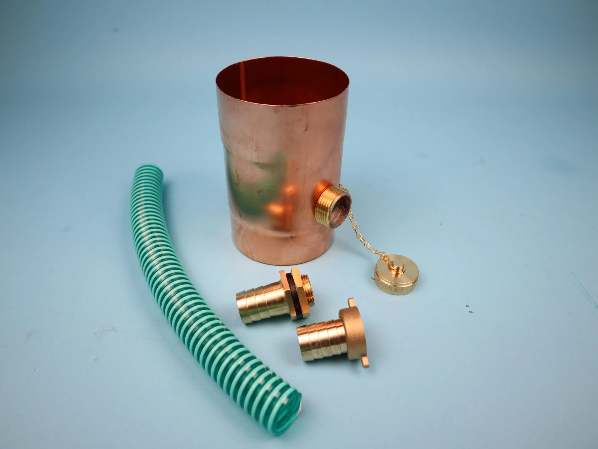 Regenwassersammler Kupfer - Komplettset