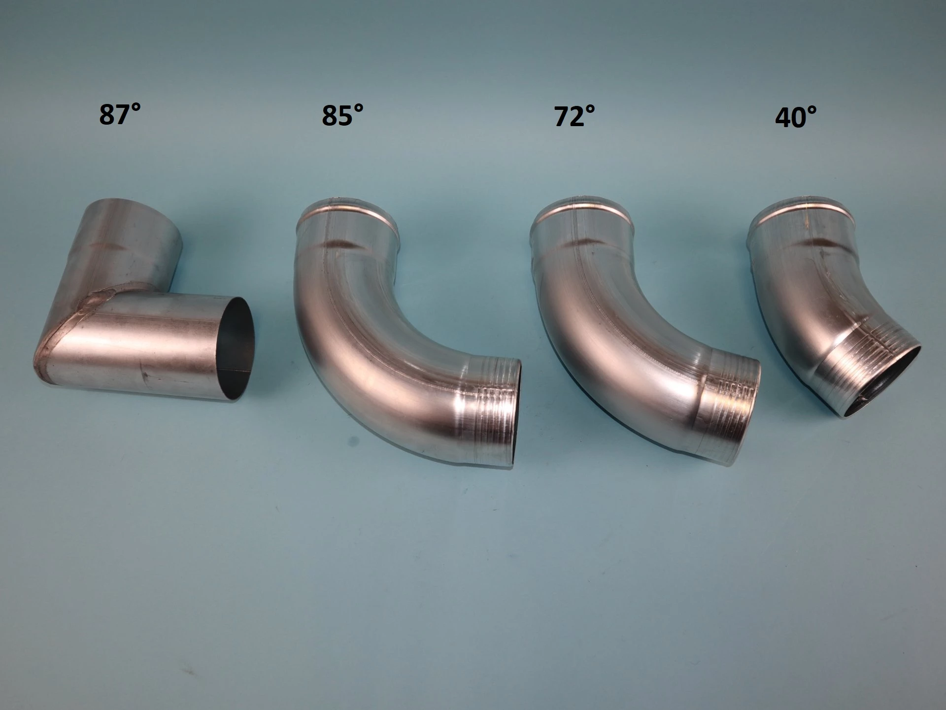 Fallrohrbogen Titanzink mit einseitiger Muffe