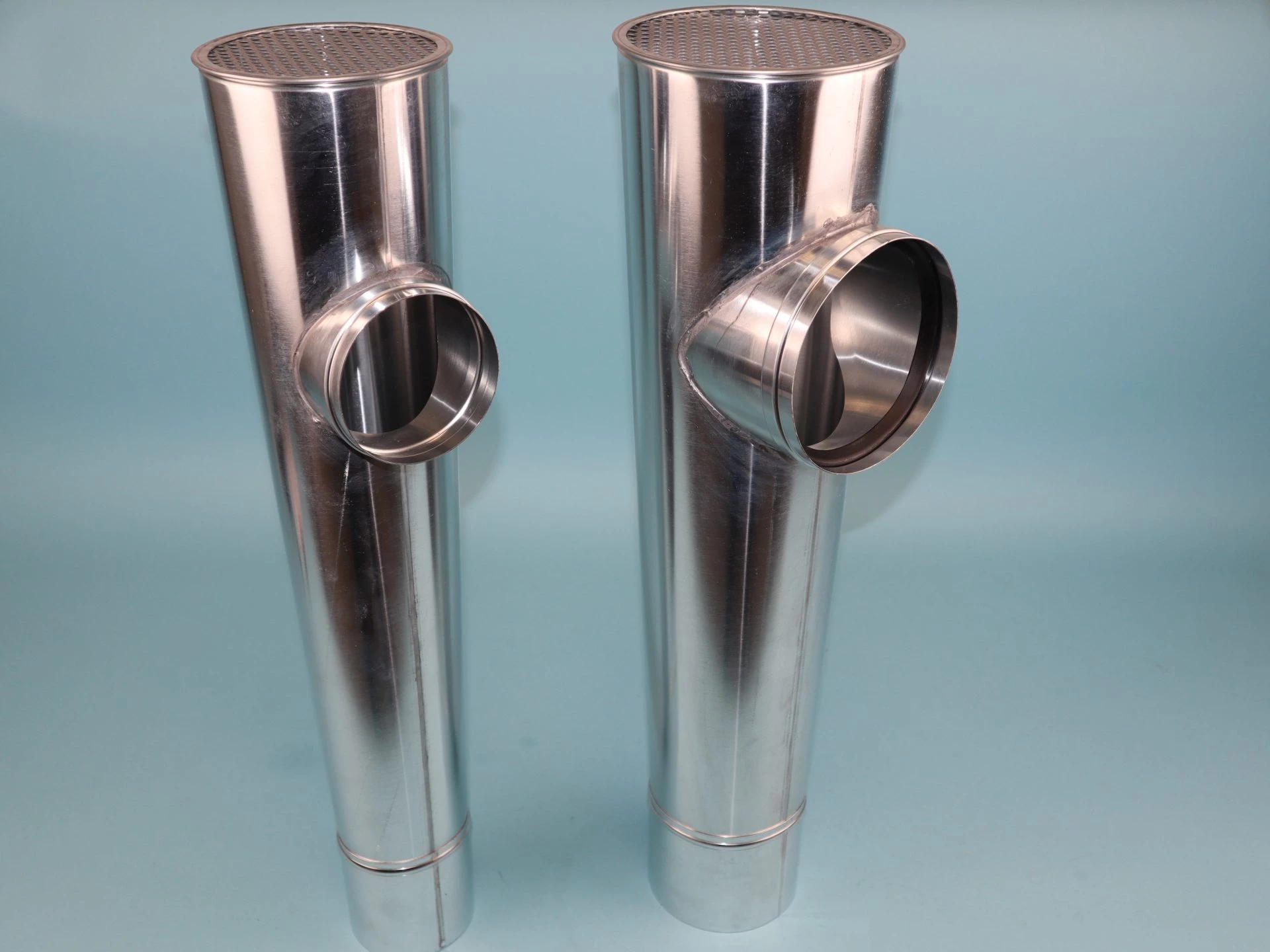 Attika-Stutzen Titanzink von Zambelli - Flachdachabzweig