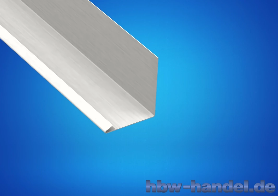 Wandanschlussblech Aluminium natur