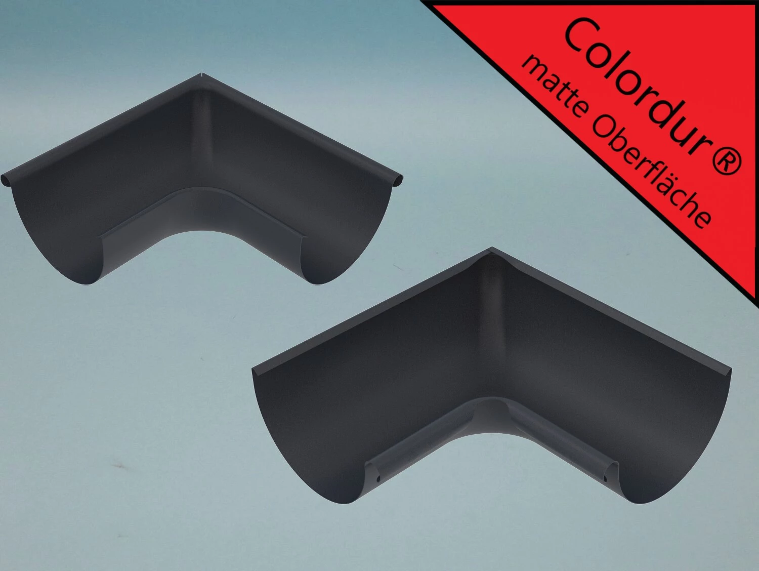 Dachrinnenwinkel COLORDUR - anthrazit