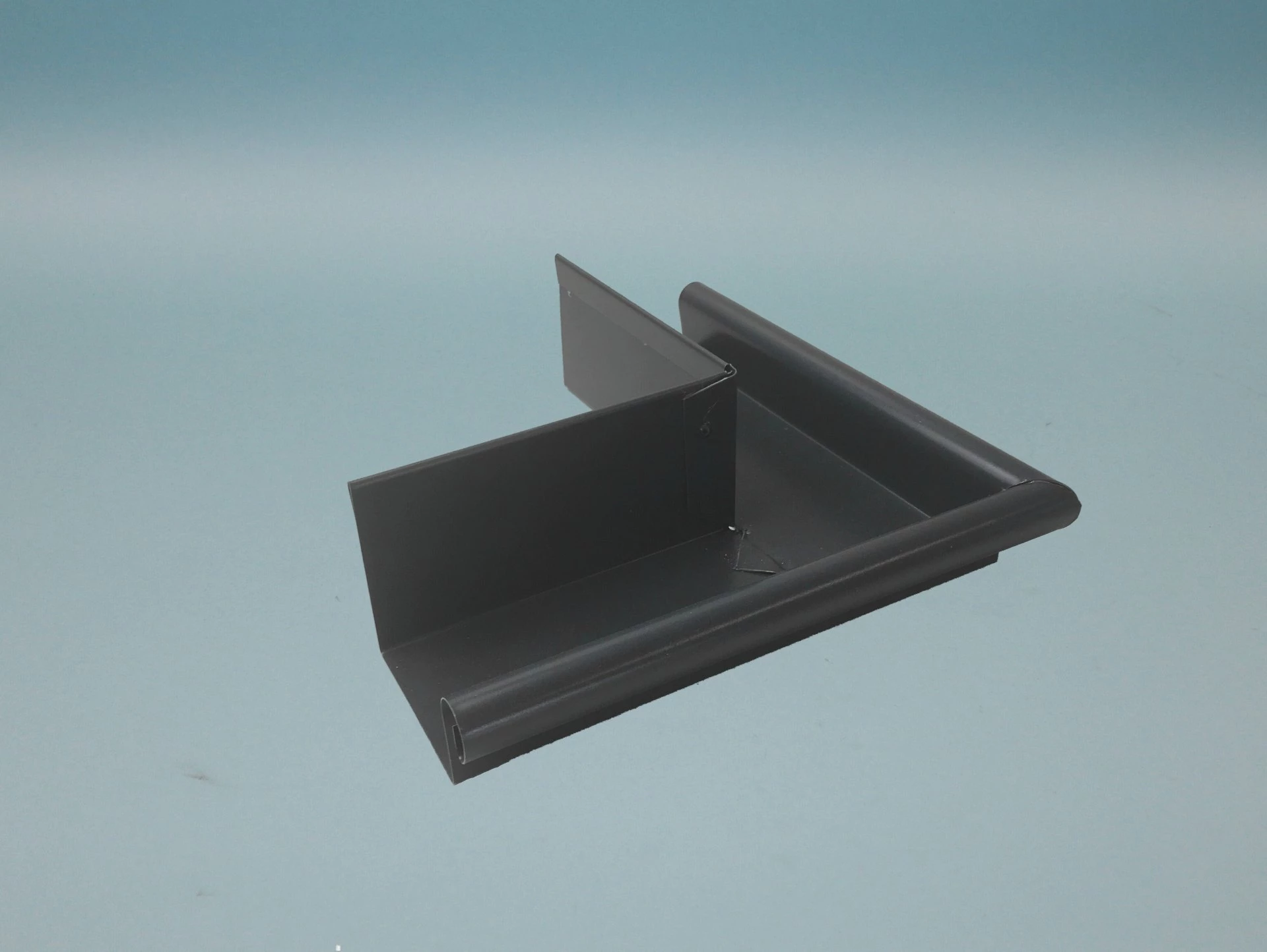 Rinnenwinkel / Außenwinkel verzinkt anthrazit für Kleindachrinne